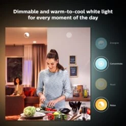 Set Of 2 Philips HUE Smart 6W ES GLS LED Dimmable Bulbs -Online Home Furnishings 30838355 alt03