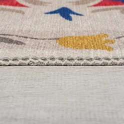 Hani Floral Washable Runner -Online Home Furnishings 30839184 alt03