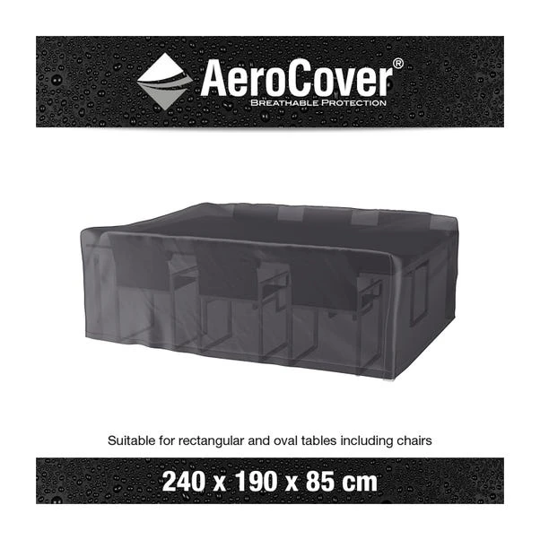 Aerocover Rectangle Garden Set Cover 4 Aerocover Rectangle Garden Set Cover - Image 2