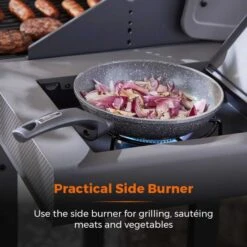 Tower Stealth 2000 Two Burner Gas BBQ, Black Steel 16 Tower Stealth 2000 Two Burner Gas BBQ, Black Steel -Online Home Furnishings 30849181 alt04