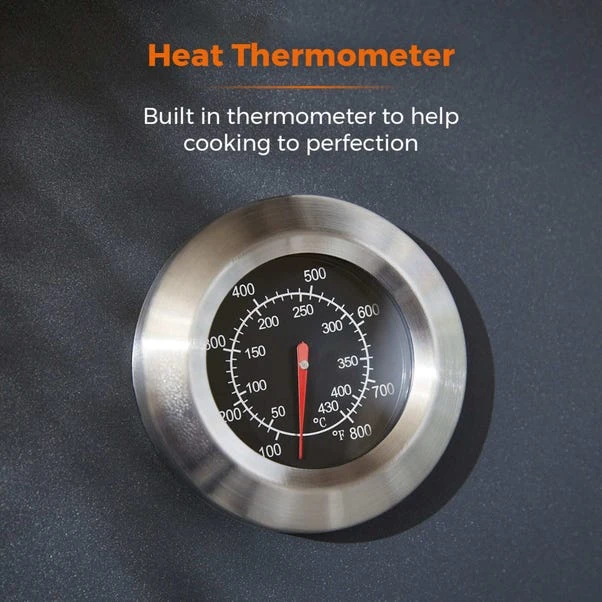 Tower Stealth 2000 Two Burner Gas BBQ, Black Steel 9 Tower Stealth 2000 Two Burner Gas BBQ, Black Steel - Image 7