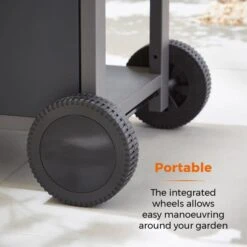 Tower Stealth 2000 Two Burner Gas BBQ, Black Steel 20 Tower Stealth 2000 Two Burner Gas BBQ, Black Steel -Online Home Furnishings 30849181 alt08