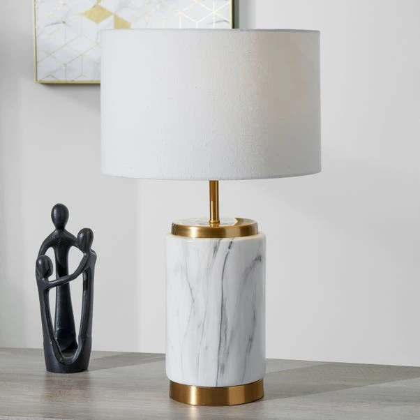 Carrara Marble Table Lamp 3 Carrara Marble Table Lamp