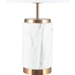 Carrara Marble Table Lamp 11 Carrara Marble Table Lamp -Online Home Furnishings 30850509 alt03