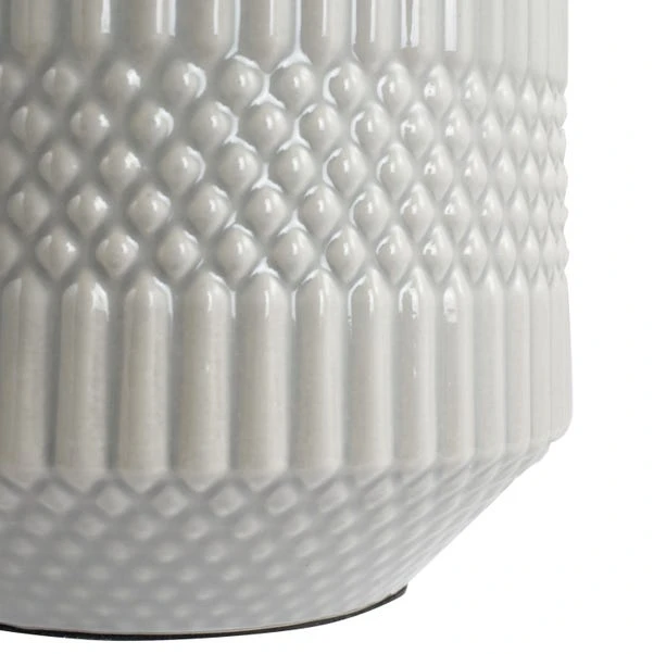 Meribel Geo Textured Ceramic Table Lamp 8 Meribel Geo Textured Ceramic Table Lamp - Image 6