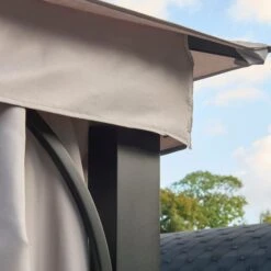 Luxury 3m X 3m Gazebo With LED Light 16 Luxury 3m X 3m Gazebo With LED Light -Online Home Furnishings 30854702 alt04