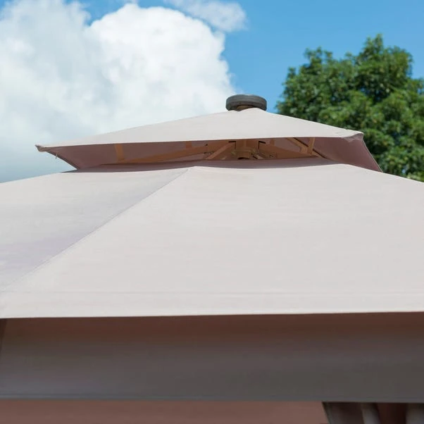 Luxury 3m X 3m Gazebo With LED Light 11 Luxury 3m X 3m Gazebo With LED Light - Image 9