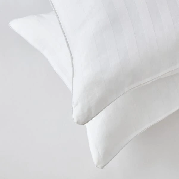 Hotel Pack Of 2 Luxury Cotton Front Sleeper Pillows 6 Hotel Pack Of 2 Luxury Cotton Front Sleeper Pillows - Image 4