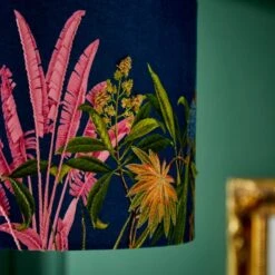 Tropical Paradise Embroidered Lamp Shade 16 Tropical Paradise Embroidered Lamp Shade -Online Home Furnishings 30866834 alt02