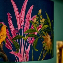 Tropical Paradise Embroidered Lamp Shade 12 Tropical Paradise Embroidered Lamp Shade -Online Home Furnishings 30866835 alt02