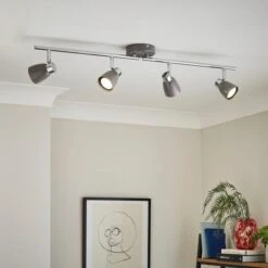 Alto 4 Light Semi Flush Spotlight Bar