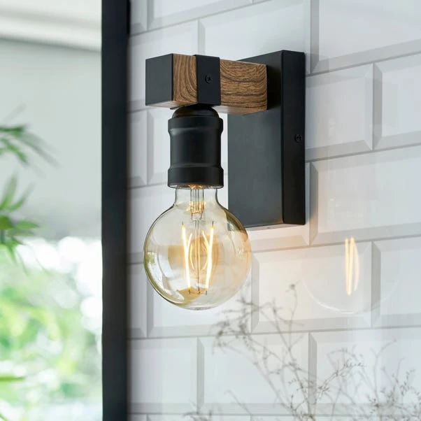 Fulton Industrial Bathroom Wall Light 3 Fulton Industrial Bathroom Wall Light