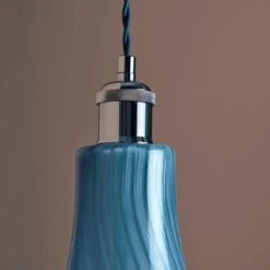 Candy Stripe Easy Fit Pendant Shade 22 Candy Stripe Easy Fit Pendant Shade -Online Home Furnishings 30869706 alt03