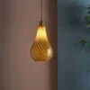 Candy Stripe Easy Fit Pendant Shade -Online Home Furnishings 30869707