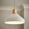 Elements Wolston Metal Easy Fit Pendant Shade 2 Elements Wolston Metal Easy Fit Pendant Shade -Online Home Furnishings 30869749