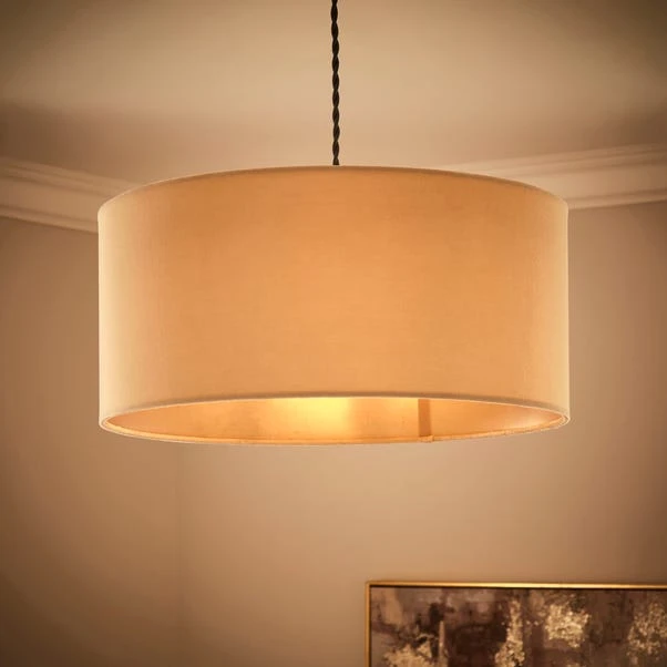 Nesa Shallow Velvet Lamp Shade 4 Nesa Shallow Velvet Lamp Shade - Image 2