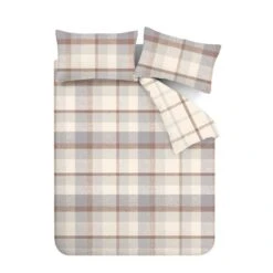 Catherine Lansfield Melrose Tweed Brushed Cotton Duvet Cover & Pillowcase Set -Online Home Furnishings 30874326 alt06