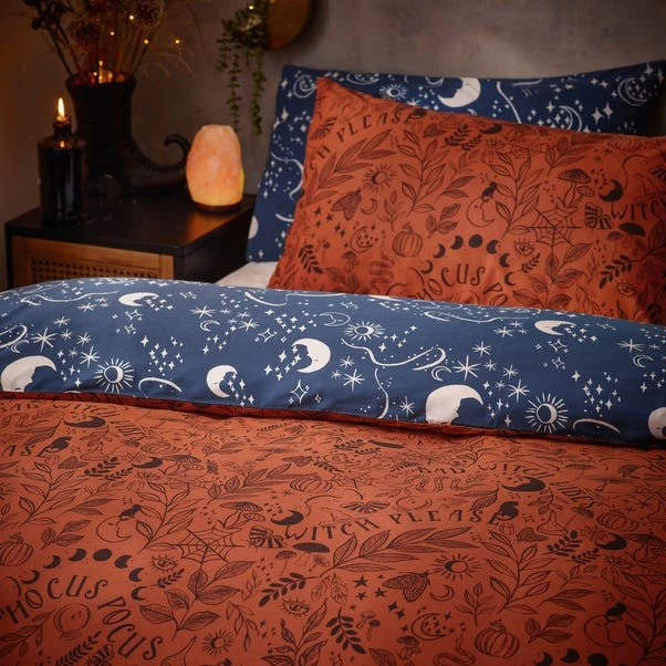 Furn. Witchy Vibes Duvet Cover And Pillowcase Set Rust 17 Furn. Witchy Vibes Duvet Cover And Pillowcase Set Rust - Image 15