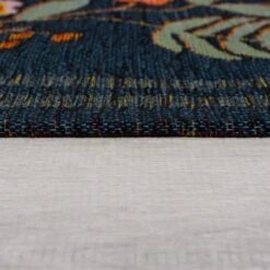 Camellia Floral Border Runner -Online Home Furnishings 30877364 alt03