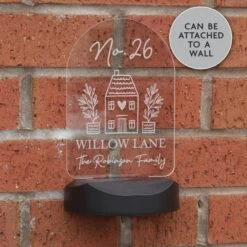 Personalised Home Outdoor Solar LED Light -Online Home Furnishings 30878363 alt01