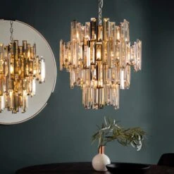 Online Home Furnishings 10 Vogue Dante 12 Light Chandelier