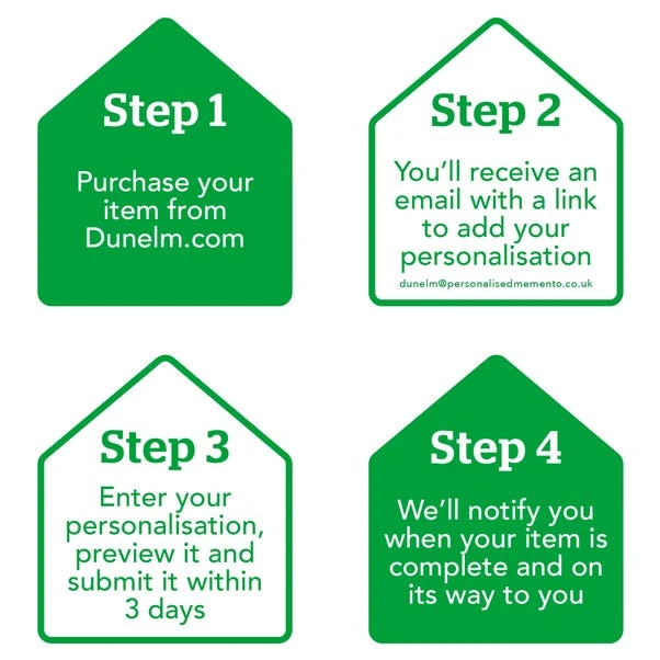 Personalised Name Or Number Half Moon Doormat 8 Personalised Name Or Number Half Moon Doormat - Image 6