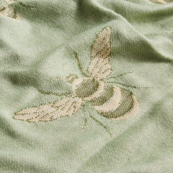Bee Jacquard Woven Throw 155x170 5 Bee Jacquard Woven Throw 155x170 - Image 3
