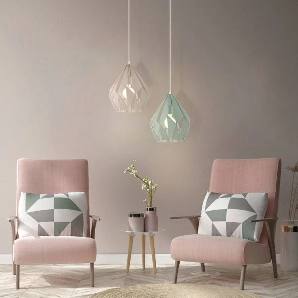 EGLO Carlton-P Apricot Pendant Light 4 EGLO Carlton-P Apricot Pendant Light - Image 2