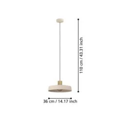 EGLO Valdiola Round Steel Pendant Light 11 EGLO Valdiola Round Steel Pendant Light -Online Home Furnishings 30886079 alt04