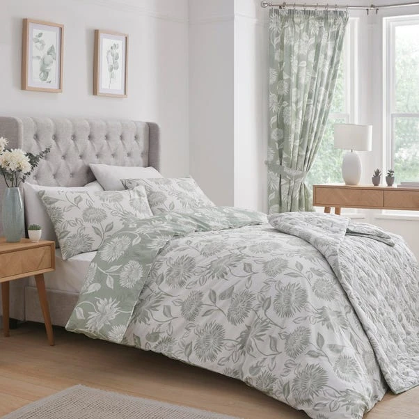 Dreams And Drapes Chrysanthemum Reversible Duvet Cover And Pillowcase Set 16 Dreams And Drapes Chrysanthemum Reversible Duvet Cover And Pillowcase Set - Image 14