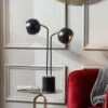 Bailey Black 2 Head Table Lamp -Online Home Furnishings 30889333