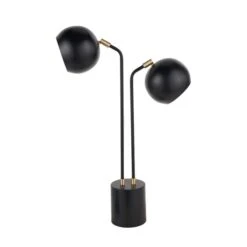 Bailey Black 2 Head Table Lamp -Online Home Furnishings 30889333 alt03