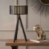 Rabanne Wooden Slat Tripod Table Lamp -Online Home Furnishings 30889356
