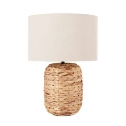 Zadi Plaited Tall Water Hyacinth Table Lamp -Online Home Furnishings 30889361 alt03
