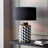 Victor Geometric Hand Painted Table Lamp