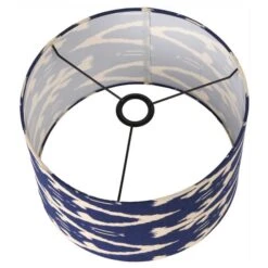 Lars Ikat Patterned Cylinder Lamp Shade -Online Home Furnishings 30889408 alt02