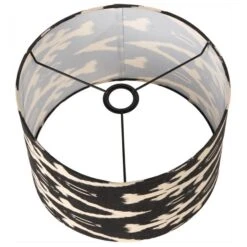 Lars Ikat Patterned Cylinder Lamp Shade -Online Home Furnishings 30889412 alt02