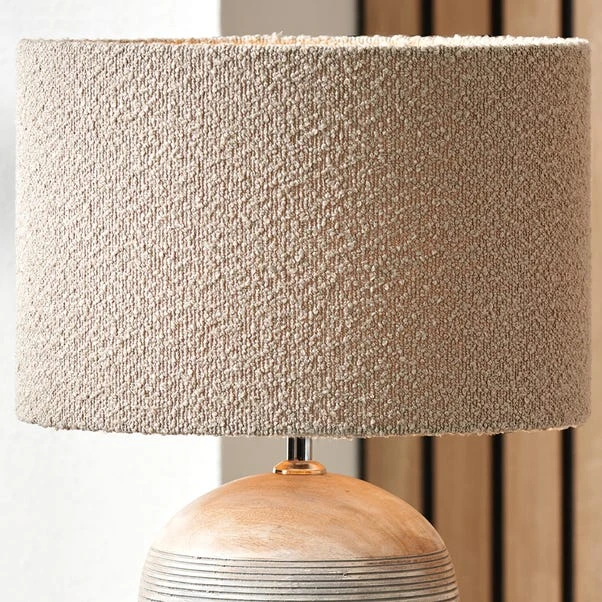 Rouen Boucle Cylinder Lamp Shade 13 Rouen Boucle Cylinder Lamp Shade - Image 11