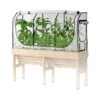 VegTrug Medium Wall Hugger Greenhouse Frame And Multi Cover Set 1 VegTrug Medium Wall Hugger Greenhouse Frame And Multi Cover Set -Online Home Furnishings 30890312