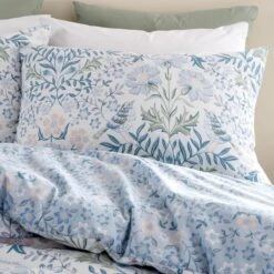 Bianca Hedgerow Hopper 200 Thread Count Cotton Blue Duvet Cover And Pillowcase Set -Online Home Furnishings 30892620 alt02