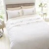 Catherine Lansfield Milo Bow Duvet Cover & Pillowcase Set -Online Home Furnishings 30892689