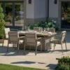 Stockholm 6 Seater Garden Dining Set -Online Home Furnishings 30893519