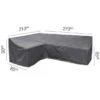 Aerocover Long Right Hand Lounge Set Cover 1 Aerocover Long Right Hand Lounge Set Cover -Online Home Furnishings 30893845