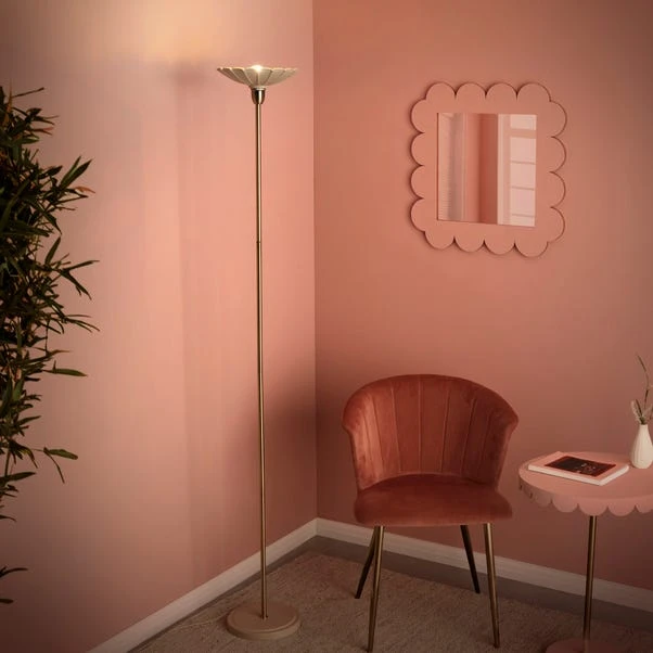 Maya Scallop Touch Dimmable Floor Lamp 4 Maya Scallop Touch Dimmable Floor Lamp - Image 2