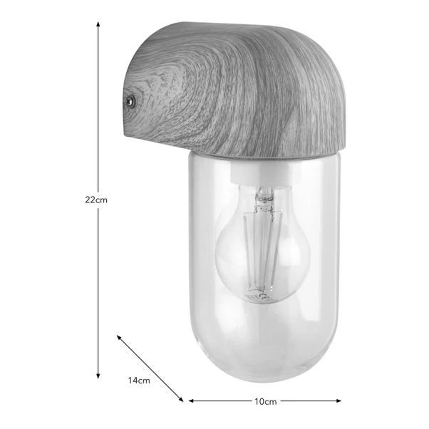 Wooden Outdoor Wall Light 7 Wooden Outdoor Wall Light - Image 5