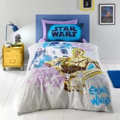 Star Wars R2D2 And C3PO Duvet Cover And Pillowcase Set 32 Star Wars R2D2 And C3PO Duvet Cover And Pillowcase Set -Online Home Furnishings 30898171