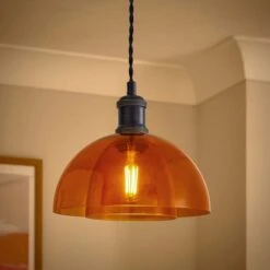 Elements Munro Easy Fit Pendant Shade -Online Home Furnishings 30898661 alt01