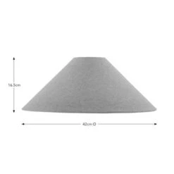 Churchgate Ashby Conical Extreme Empire Lamp Shade -Online Home Furnishings 30899755 alt08