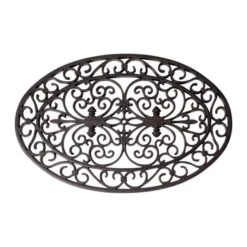 Fallen Fruits Oval Rubber Doormat