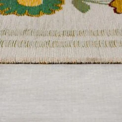 Camellia Floral Border Runner -Online Home Furnishings 30900235 alt03